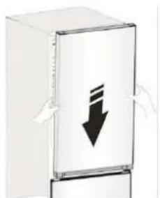 HISENSE RB440N4AFA - Reversing the door - 19