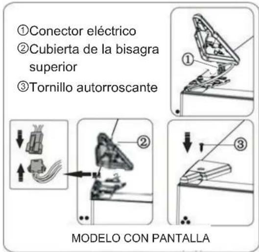 HISENSE RB440N4AFA - Invertir la puerta - 20
