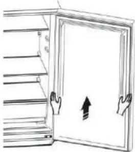 HISENSE RB440N4AFA - Reversing the door - 9