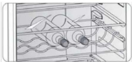 HISENSE RB440N4AFA - Prateleira para vinho flexível - 1