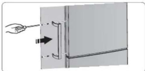 HISENSE RB645N4BIE - Door handles(only for appliance with handle) - 1