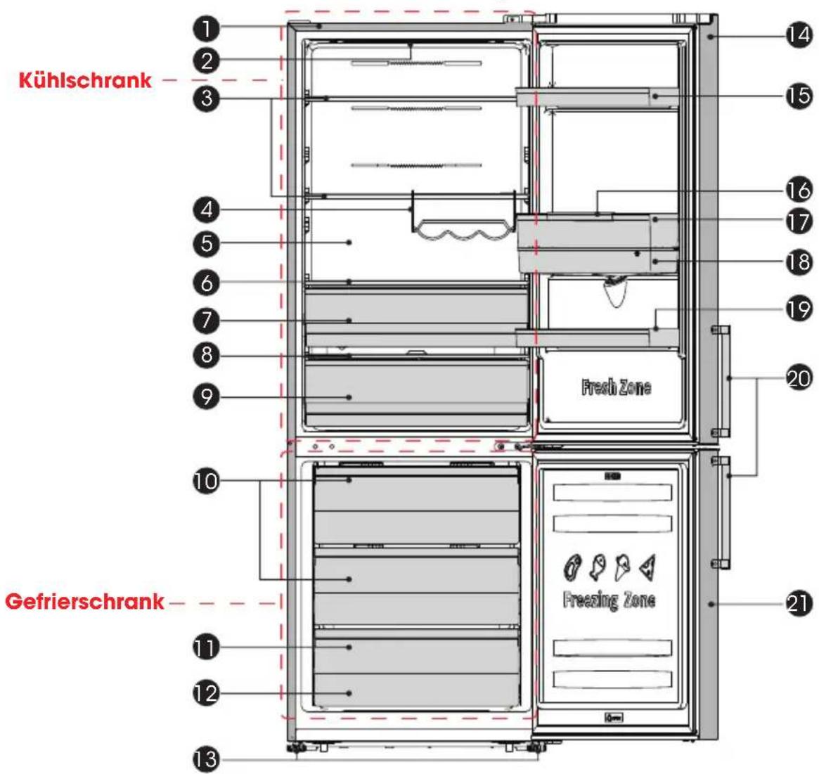 HISENSE RB645N4BIE - Haushaltsgerätebeschreibung - 1