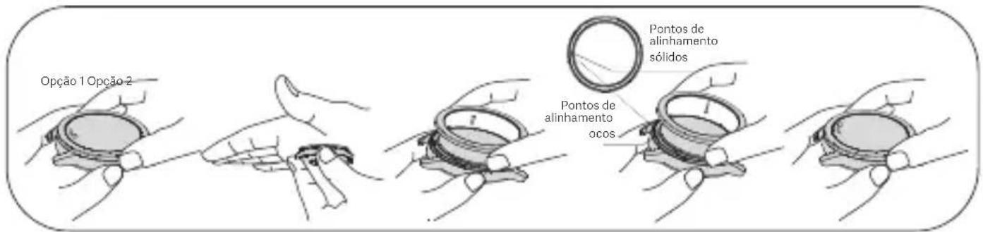 Xiaomi Watch S3 - Instruções de desmontagem e montagem da moldura decorativa - 1