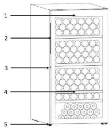 CLIMADIFF MILLESIME 190D - DESCRIPTION OF THE APPLIANCE - 1