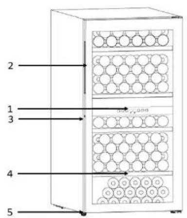 CLIMADIFF MILLESIME 190D - DESCRIPTION OF THE APPLIANCE - 2