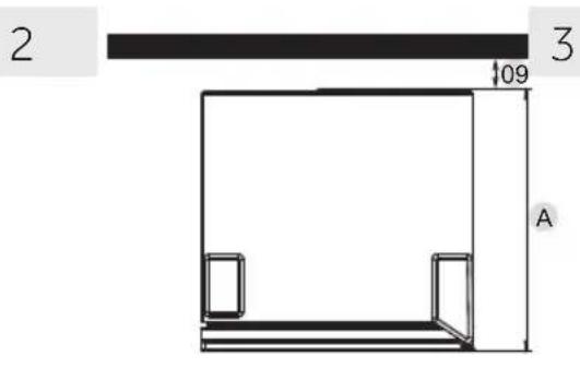 HAIER HWS58GGH1 - Space requirements - 3