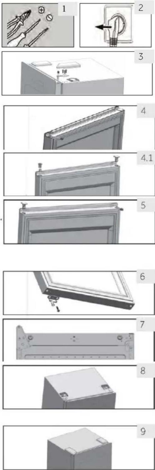 HAIER HWS58GGH1 - Pasos de montaje - 1
