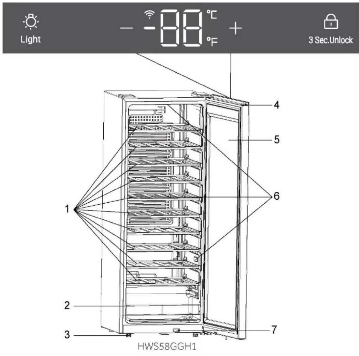 HAIER HWS58GGH1 - Piezime - 1
