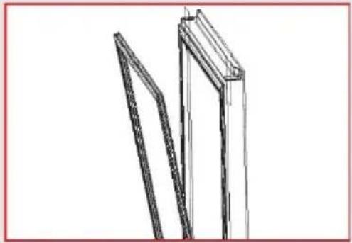 HAIER HWS58GGH1 - Почистете уплътнението на вратата: - 1