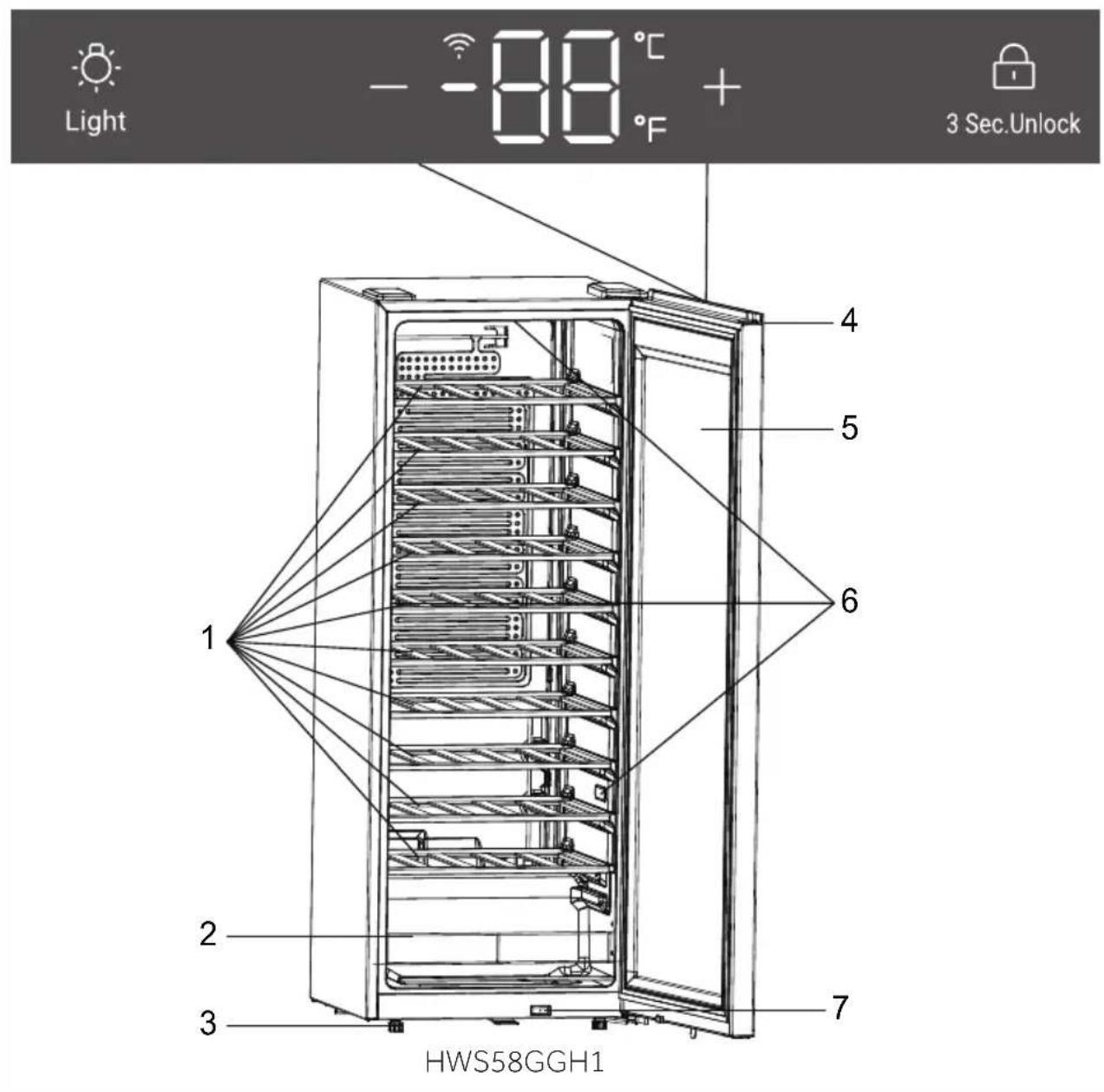 HAIER HWS58GGH1 - Notice - 1