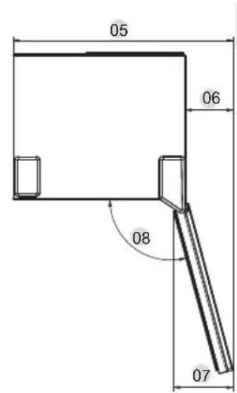 HAIER HWS58GGH1 - Requisitos de espaço - 2