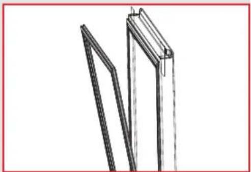 HAIER HWS58GGH1 - Nettoyez le joint de la porte : - 1