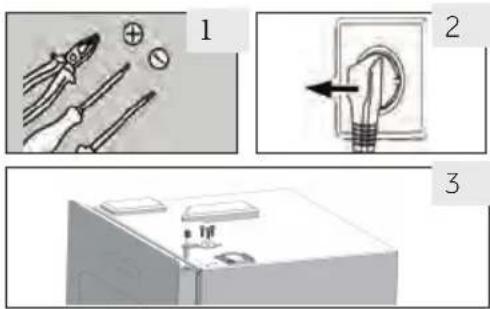 HAIER HWS58GGH1 - Montagestappen - 1
