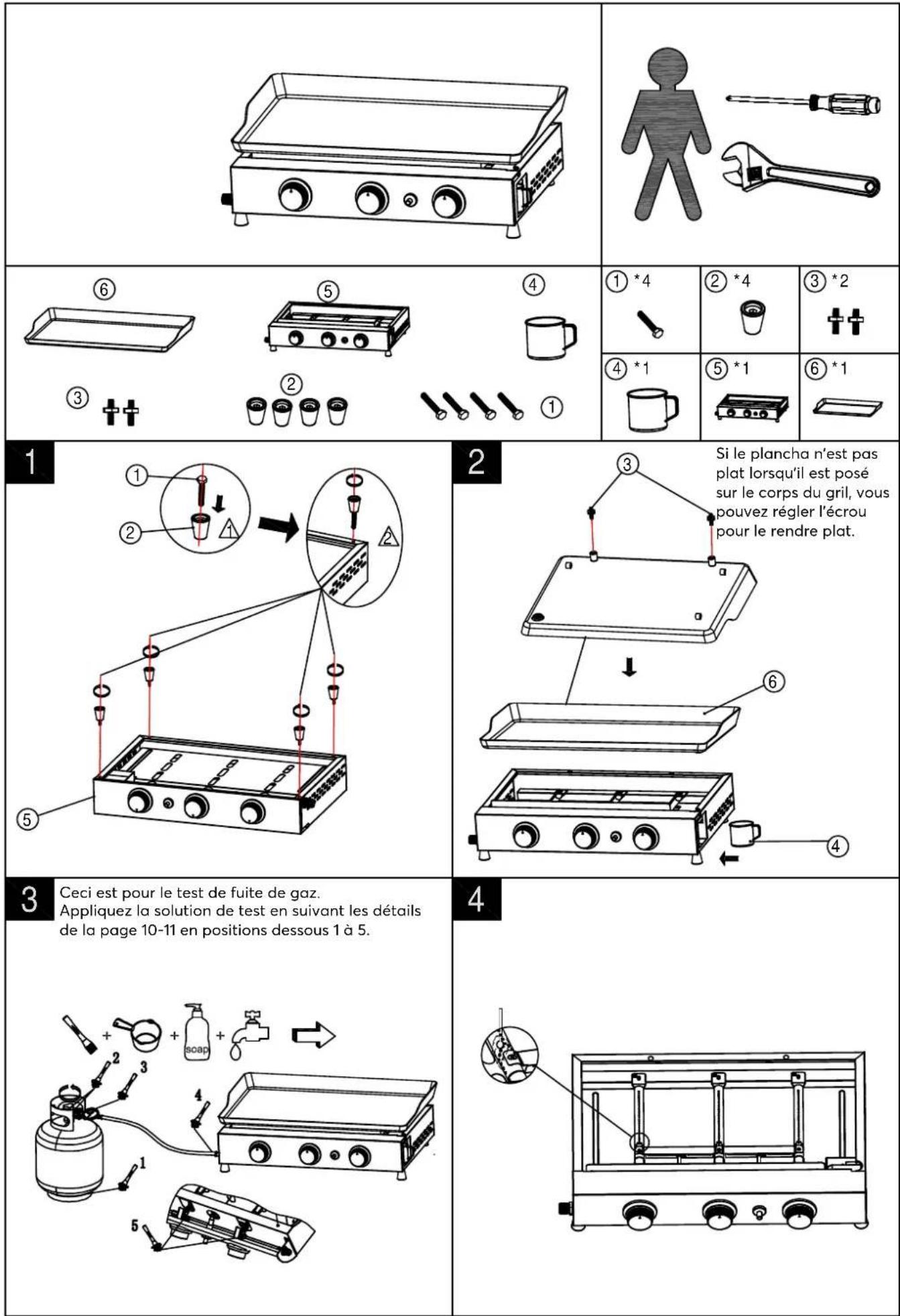 SIGNATURE 1253LDN - INSTRUCTIONS D'ASSEMBLAGE - 1