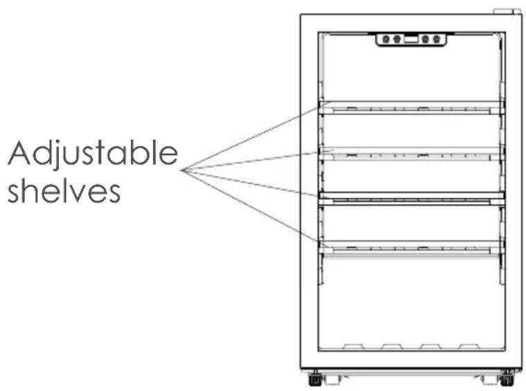 SIGNATURE CUVEE S63G - Adjustable shelves - 1