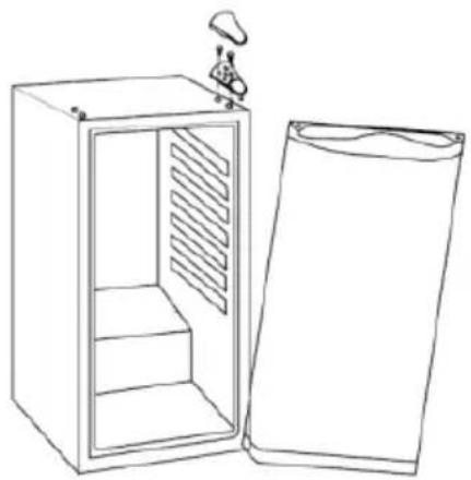SIGNATURE CUVEE S63G - Instructions pour le démontage de la porte « tirant droite » et son remontage « tirant gauche » : - 1