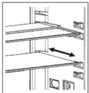 SHARP SJ-NBA11DMXWC-EU - Adapti-Lift deurschap (In sommige modellen) - 3