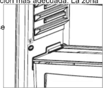 SHARP SJ-NBA11DMXWC-EU - Guarde los alimentos en la zona más fria del frigorífico. - 2