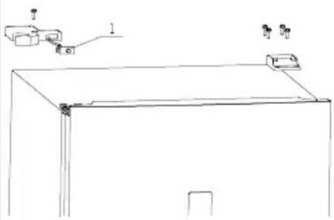 SIGNATURE SCA2606EXNF - INVERSION DU SENS D'OUVERTURE DE PORTE - 1