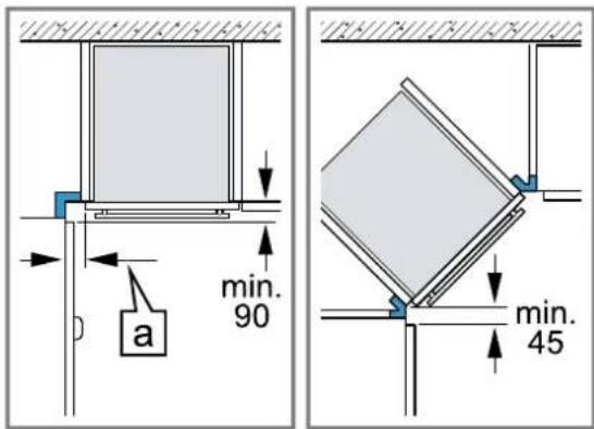 BOSCH HSG958DB1 - Installation dans un angle - 1