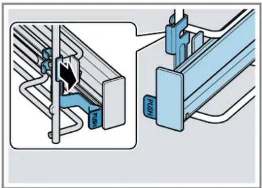BOSCH HSG958DB1 - Accrocher le rail télescopique - 4