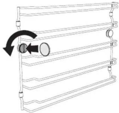 SMEG SOP612MON - Démontage des glissières de support pour grilles et lèchefrites - 4