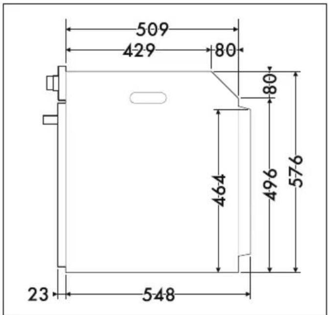 SMEG SOP612MON - Position du câble d'alimentation - 5