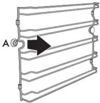 SMEG SOP612MON - Démontage des glissières de support pour grilles et lèchefrites - 5