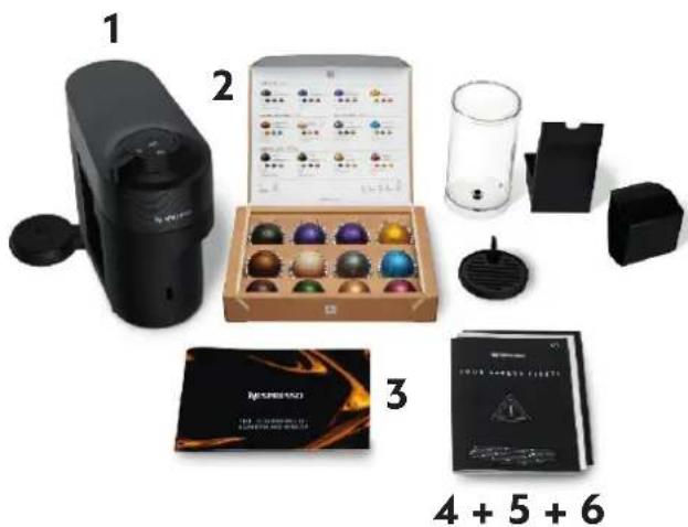 BREVILLE Nespresso Vertuo Pop+ - PACKAGING CONTENT - 1