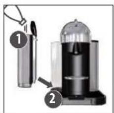 BREVILLE Nespresso Vertuo BNV220 - EN FIRST USE OR AFTER A LONG PERIOD OF FR NON-USE/PREMIÈRE UTILISATION OU APRÈS UNE LONGUE PÉRIODE D'INUTILISATION - 1
