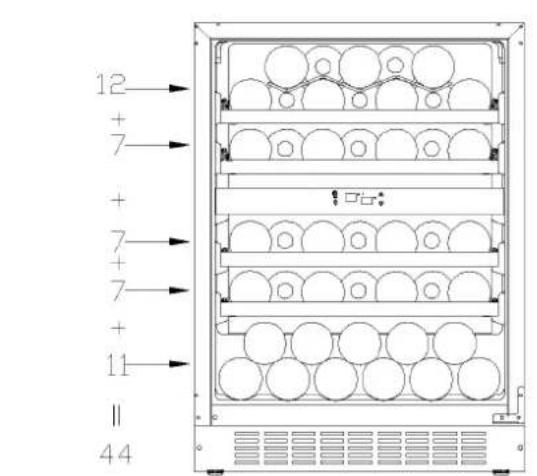 HAIER HAKWBD 60 - ▶ Diagrama de almacenamiento - 1