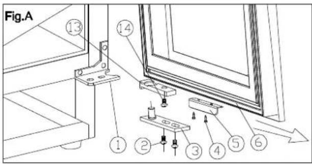 HAIER HAKWBD 60 - So ändern Sie den Türanschlag - 1