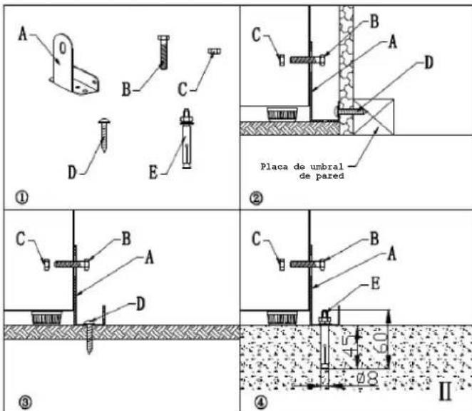 HAIER HAKWBD 60 - INSTRUCCIONES DE INSTALACIÓN DEL SOPORTE ANTIVUELCO - 2