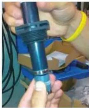 HAYWARD Pro Chem - 3e. Instalação da sonda de cloro de membrana - 3