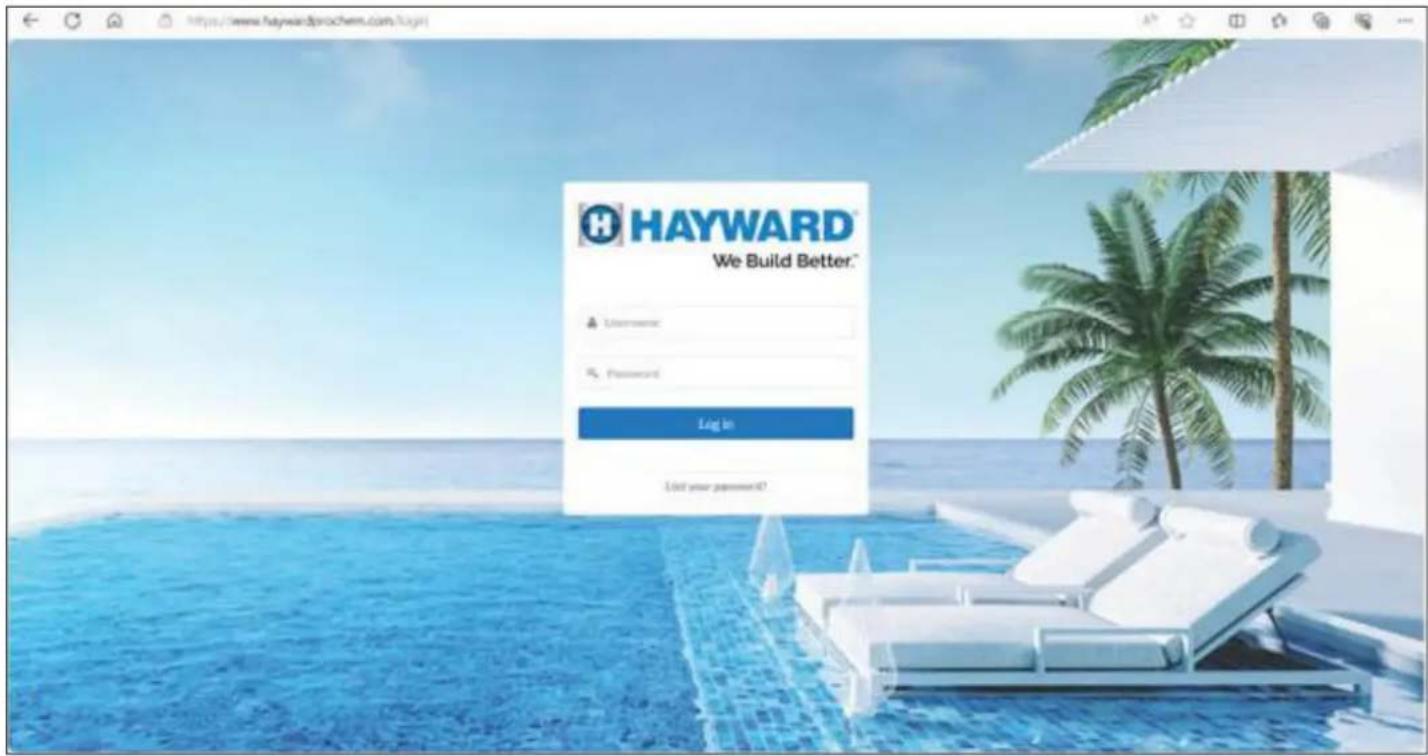 HAYWARD Pro Chem - CONFIGURAÇÃO DA CONEXÃO WEB - 7