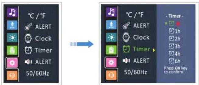 BABYSENSE Max View - Timer Setting - 1