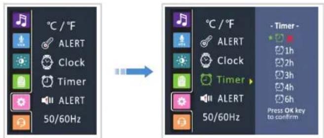 BABYSENSE Max View - Configuración de Temporizador - 1