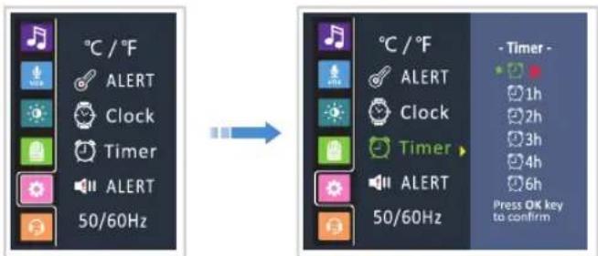 BABYSENSE Max View - Réglage de la Minuterie - 1
