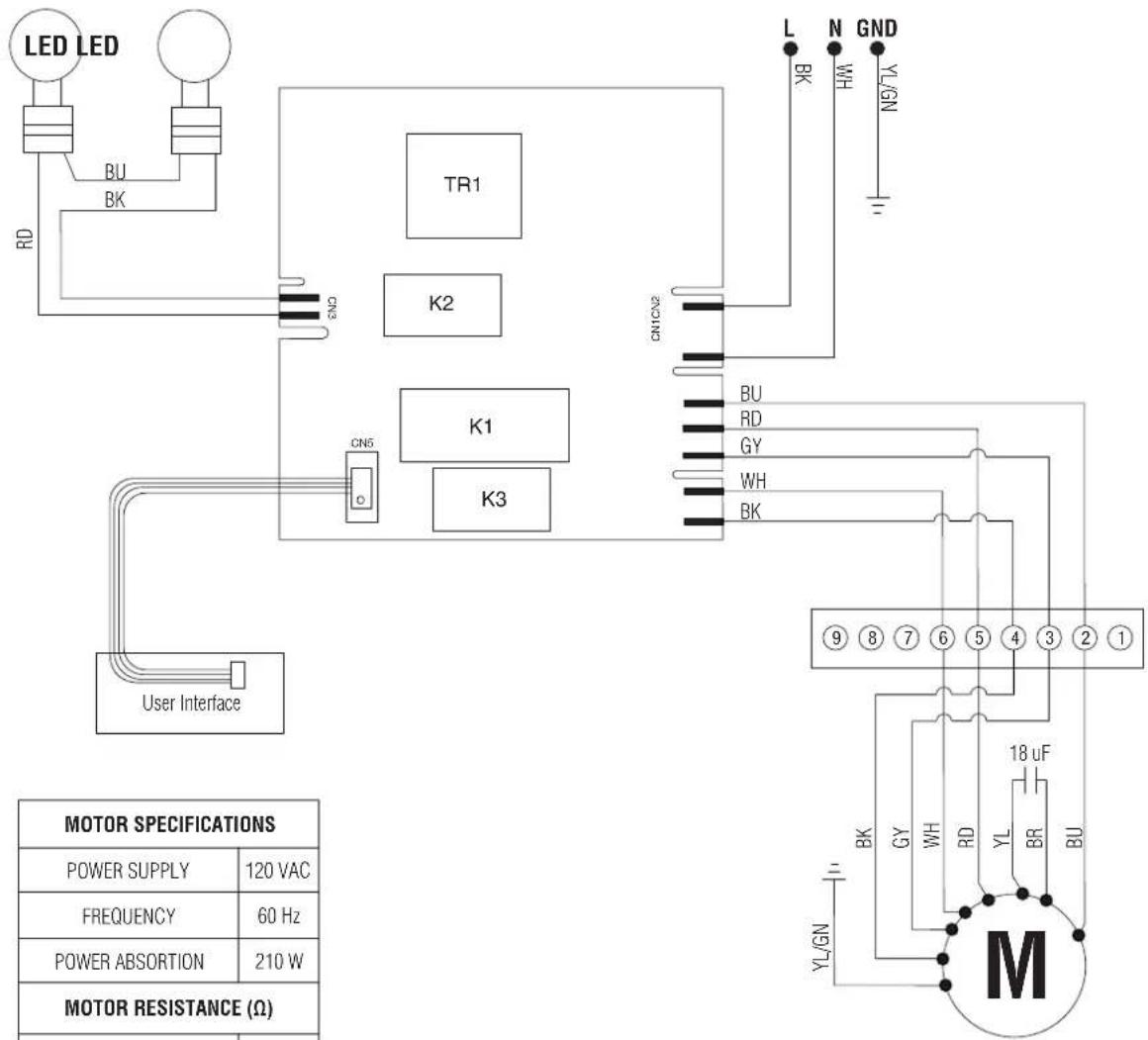 AMANA WVU57UC0F - Replacing an LED Lamp - 1