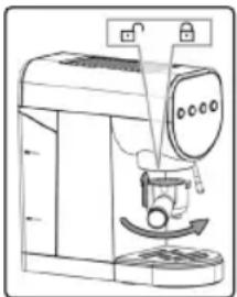 PROFICOOK PC-ES-KA 1265 - Montaggio/smontaggio del portafiltro - 1
