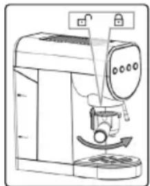 PROFICOOK PC-ES-KA 1265 - Montage/démontage du porte-filtre - 1