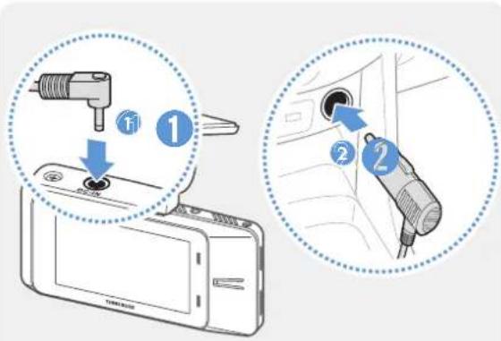 Thinkware ARC - Branchement du chargeur pour vehicule - 1