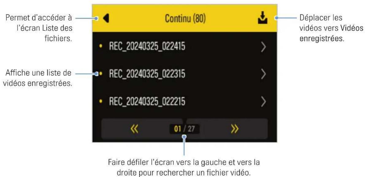 Thinkware ARC - Visionner les videos - 2