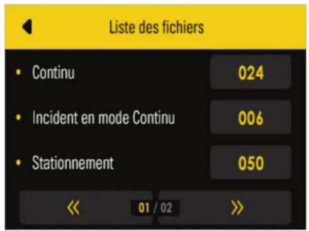 Thinkware ARC - Visionner les videos - 1