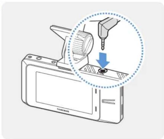 Thinkware ARC - Raccordement du cable de laamera arrête - 1
