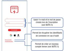 Vemer Energy-230 Wi-Fi - DESCRIPTION DE L'APPLICATION - 1