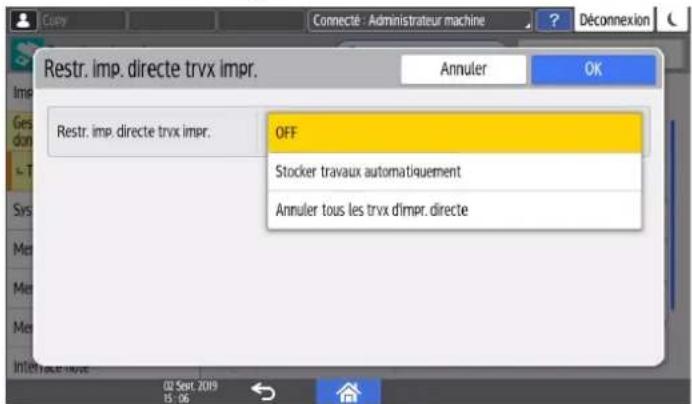 RICOH IM C6010 - Connectez-vous à l'appareil en tant qu'administrateur sur le panneau de commande. - 3