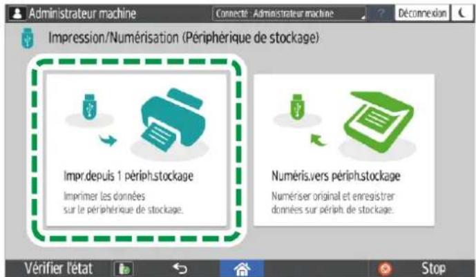 RICOH IM C6010 - Impression depuis un périphérique de stockage ou depuis une application de numérisation - 3