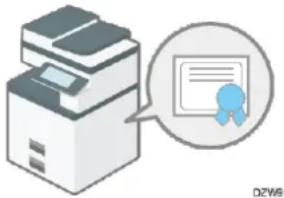 RICOH IM C6010 - Installer un certificat autosigné/un certificat émis par une autorité de certification - 1