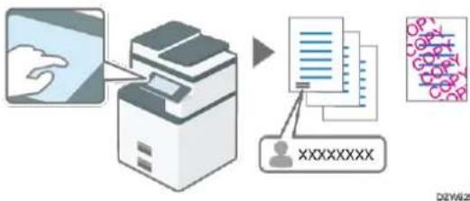 RICOH IM C6010 - Définir la fonction afin d'éviter tout oubli de documents ou l'impression de documents non authentifiés - 1